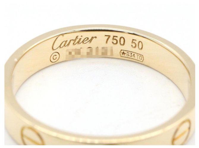 Cartier Mini Love Ring in 18K Yellow Gold Golden - view 3