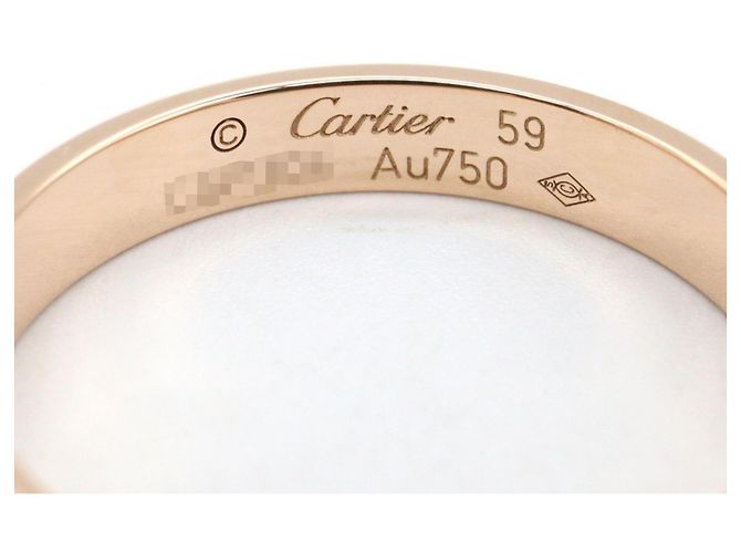 Anello Mini Love di Cartier in oro rosa 18K D'oro - vista 3