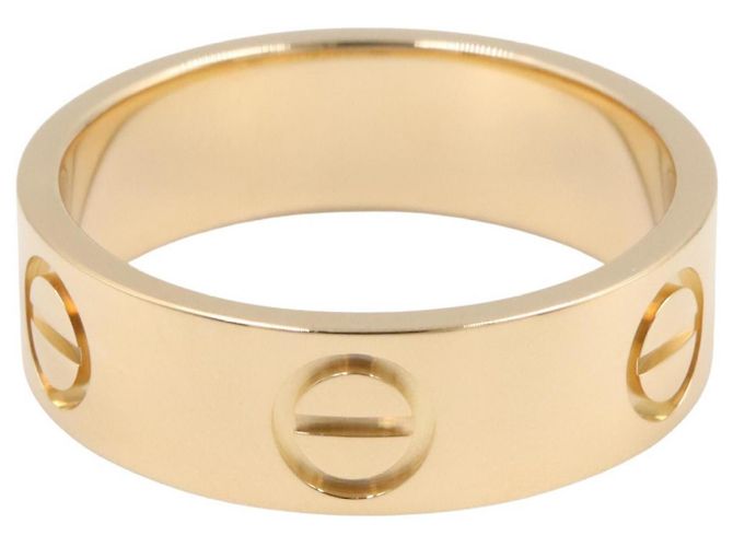 Anel Love da Cartier em ouro amarelo 18K Dourado - vista 2