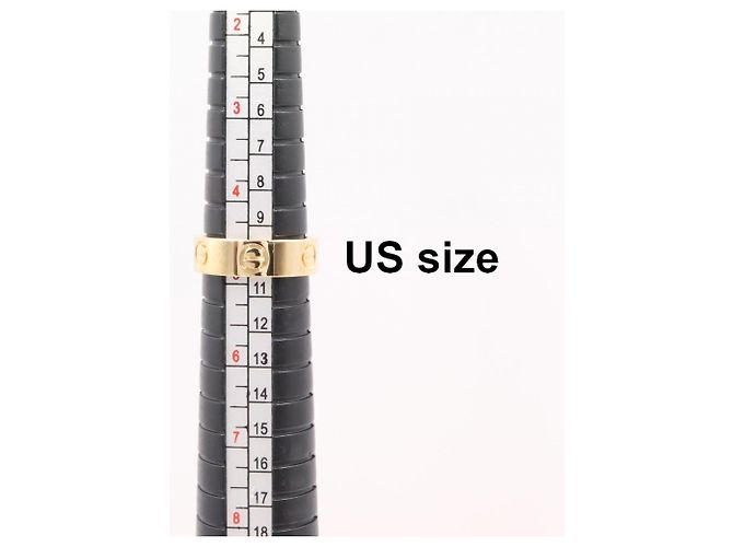 Anel Love da Cartier em ouro amarelo 18K Dourado - vista 5