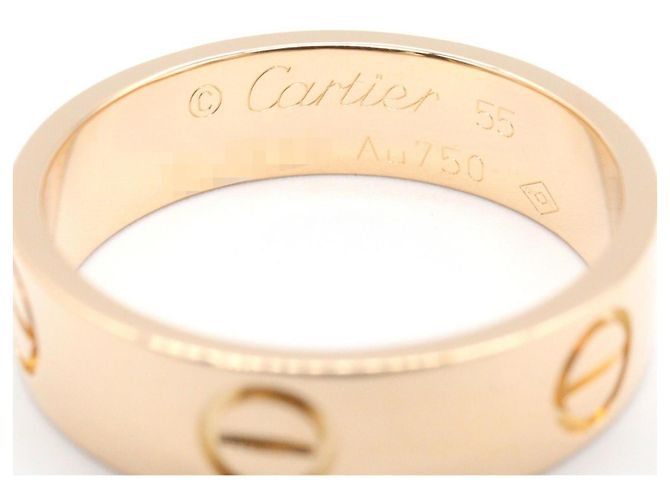 Cartier Love Ring in 18K Pink Gold Golden - view 3