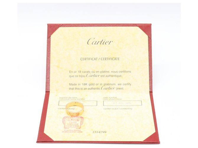 Cartier Love Ring in 18K Pink Gold Golden - view 6