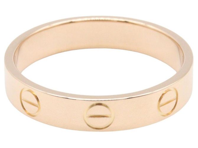 Anello Mini Love di Cartier in oro rosa 18K D'oro - vista 2