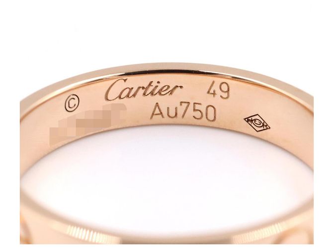 Anello Cartier Mini Love in oro rosa 18K D'oro - vista 3