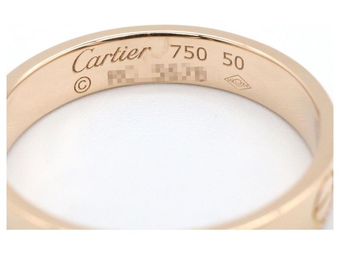 Anello Mini Love di Cartier in oro rosa 18K D'oro - vista 3