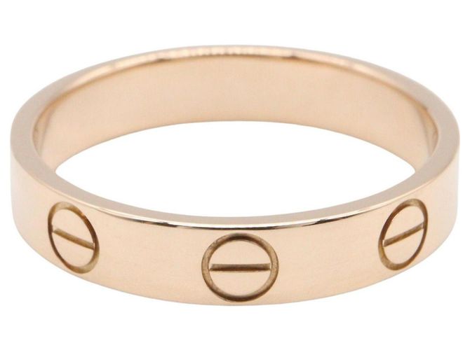 Anello Mini Love di Cartier in oro rosa 18K D'oro - vista 2