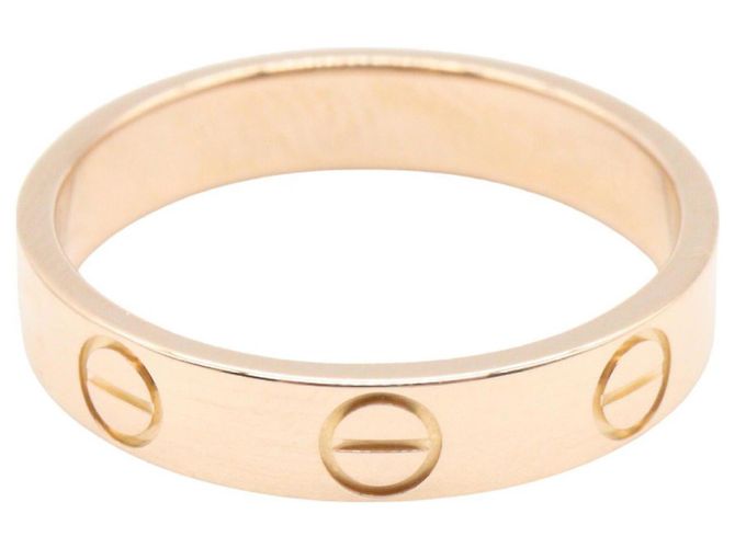 Anello Mini Love di Cartier in oro rosa 18K D'oro - vista 2