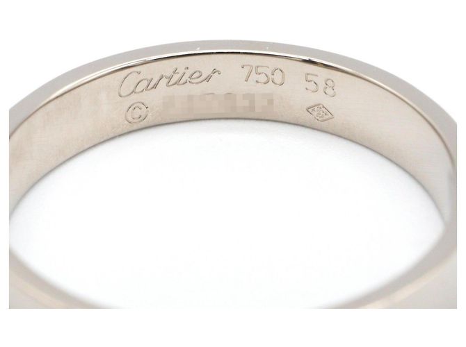 Anello Cartier Mini Love in oro bianco 18K Argento - vista 3