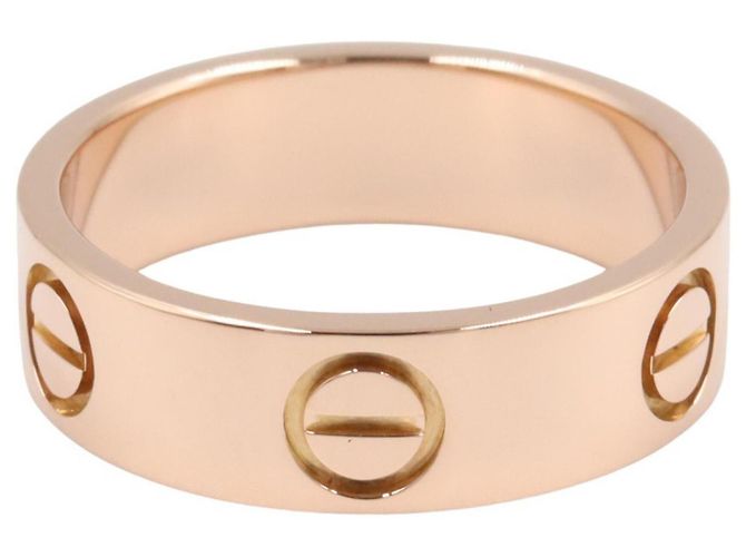 Anello Love Band di Cartier in oro rosa 18K D'oro - vista 2