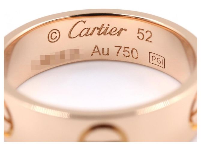 Anello Love di Cartier in oro rosa 18K D'oro - vista 3