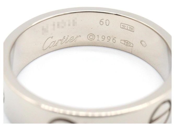 Anillo Love de Cartier en oro blanco de 18K Plata - vista 3