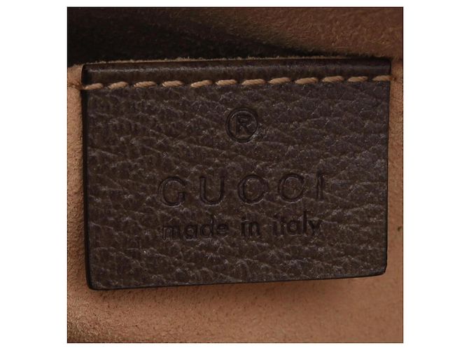 Borsa Tote Piccola Ophidia GG Gucci Marrone Beige - vista 4