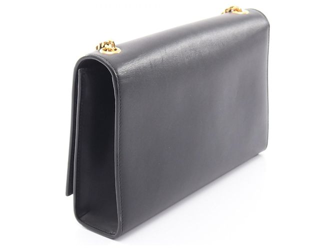 Borsa a tracolla Yves Saint Laurent Paris Kate Monogram Nero - vista 2