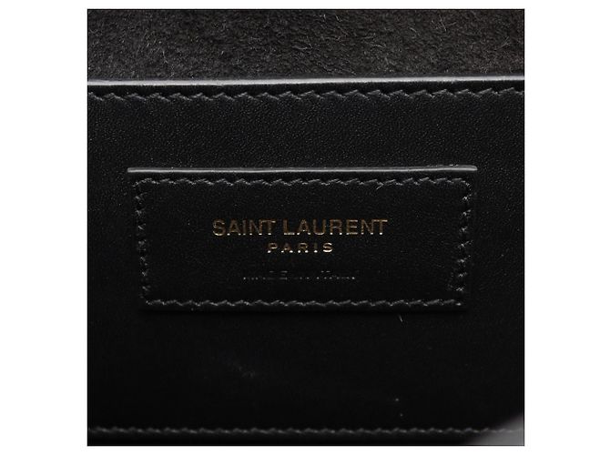 Borsa a tracolla Yves Saint Laurent Paris Kate Monogram Nero - vista 4