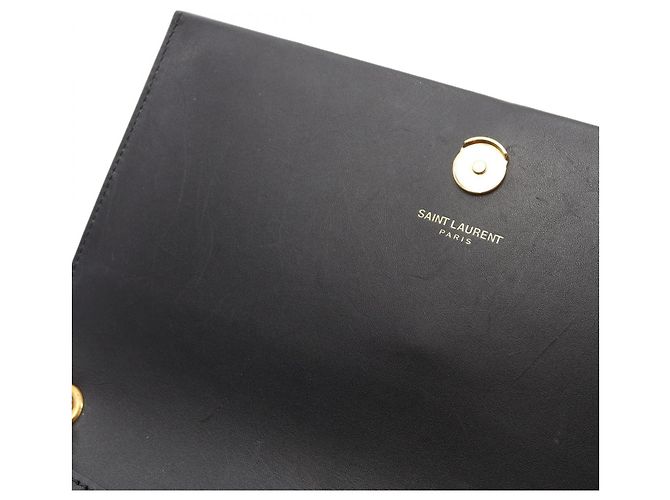 Borsa a tracolla Yves Saint Laurent Paris Kate Monogram Nero - vista 9