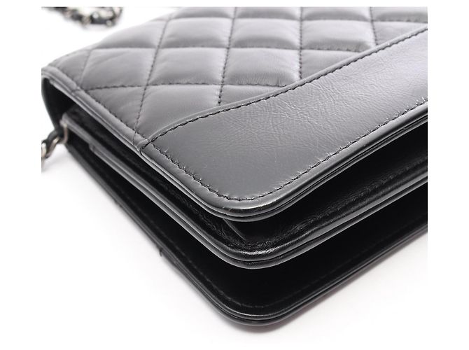 Borsa a Spalla Chanel Gabrielle de Champagne Nero - vista 10