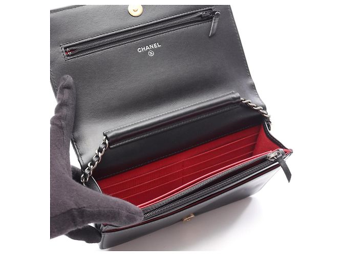Borsa a Spalla Chanel Gabrielle de Champagne Nero - vista 3
