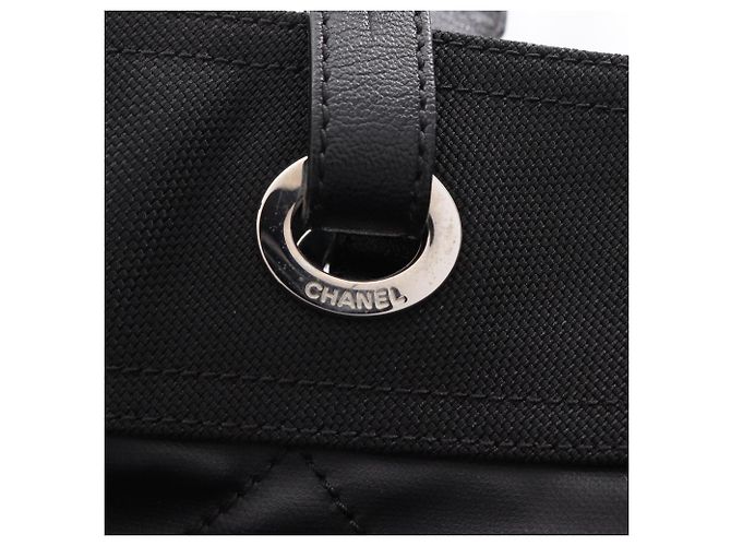 Borsa Tote Chanel Paris Biarritz PM Nero - vista 9