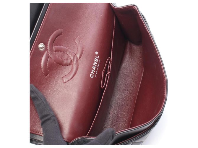 Borsa a Spalla Chanel Matelassé Double Flap Nero - vista 3