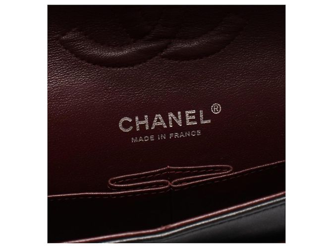 Borsa a Spalla Chanel Matelassé Double Flap Nero - vista 4