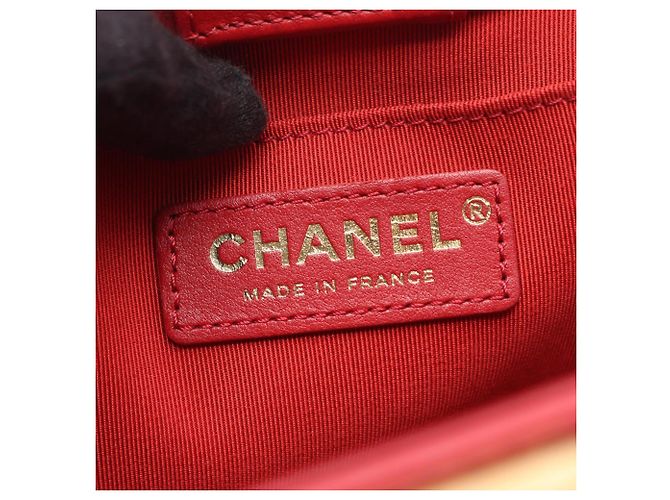 Borsa a tracolla 2-Way Chanel Boy Rosso - vista 4