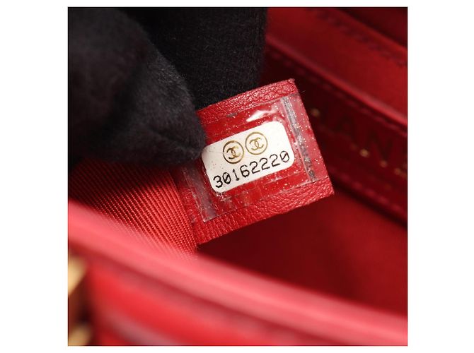 Borsa a tracolla 2-Way Chanel Boy Rosso - vista 5
