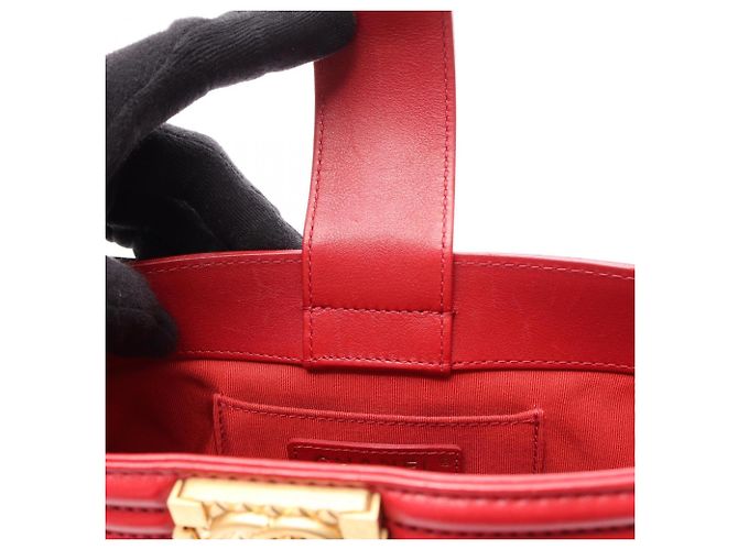 Borsa a tracolla 2-Way Chanel Boy Rosso - vista 6