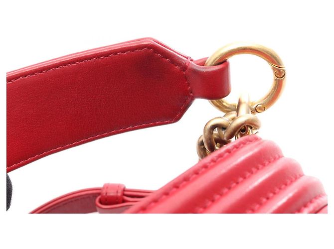 Borsa a tracolla 2-Way Chanel Boy Rosso - vista 9