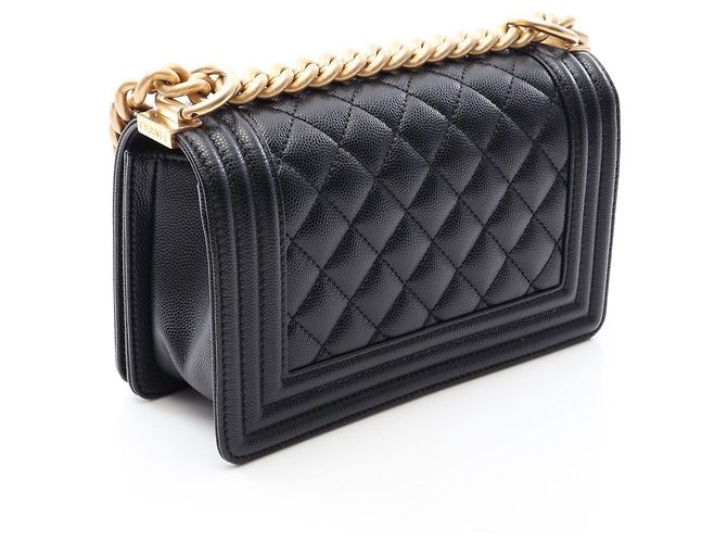 Borsa a Spalla Chanel Boy Small Nero - vista 2