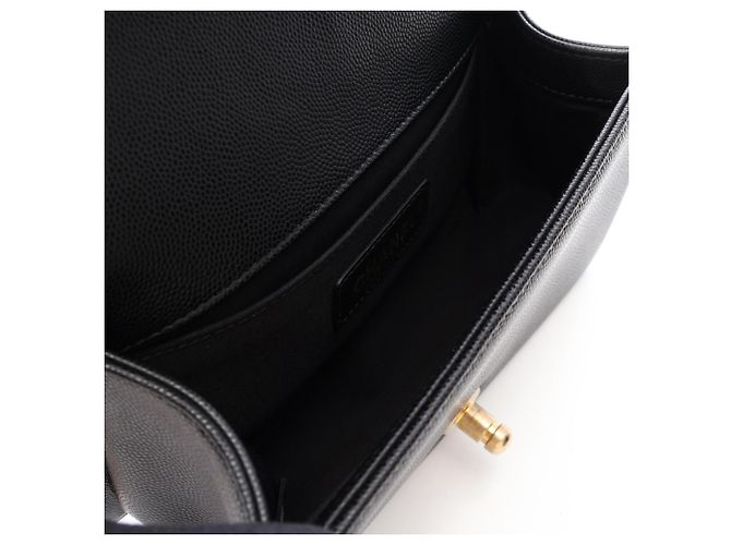 Borsa a Spalla Chanel Boy Small Nero - vista 3