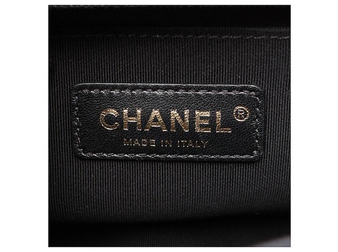Borsa a Spalla Chanel Boy Small Nero - vista 4