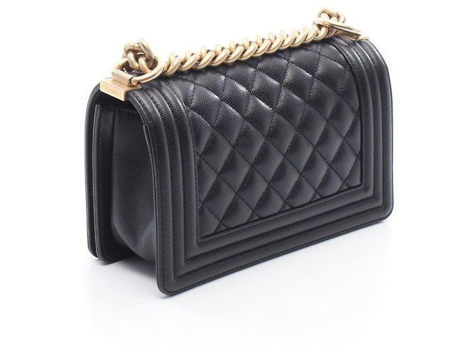 Borsa a Spalla Chanel Boy Small Nero - vista 2