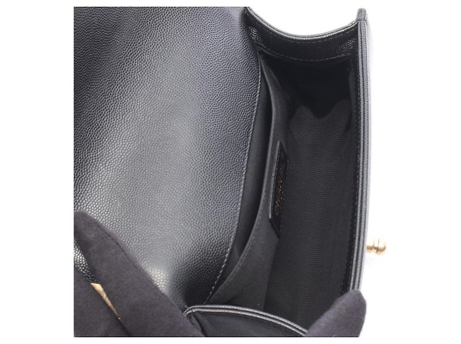 Borsa a Spalla Chanel Boy Small Nero - vista 3