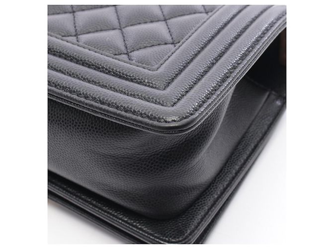 Borsa a Spalla Chanel Boy Small Nero - vista 6