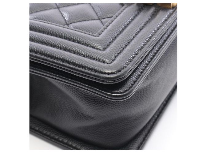 Borsa a Spalla Chanel Boy Small Nero - vista 7