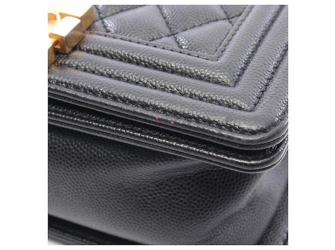 Borsa a Spalla Chanel Boy Small Nero - vista 8