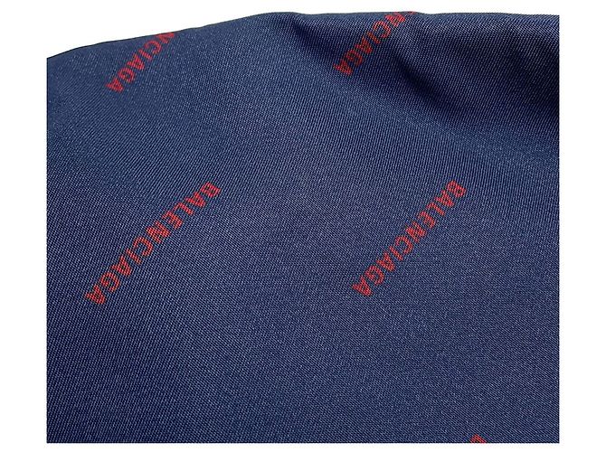 Borsa a tracolla Balenciaga Explorer Rosso Blu navy - vista 11
