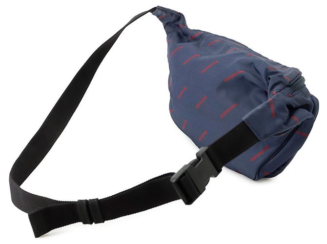 Borsa a tracolla Balenciaga Explorer Rosso Blu navy - vista 2