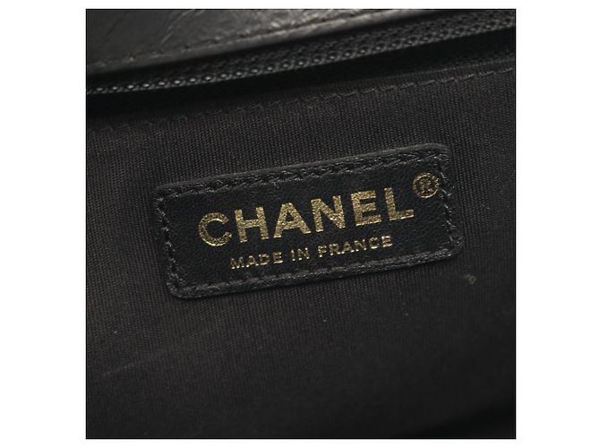 Borsa Chanel Mademoiselle V-stitch Top Handle 2-Way Shoulder Bag Nero - vista 4