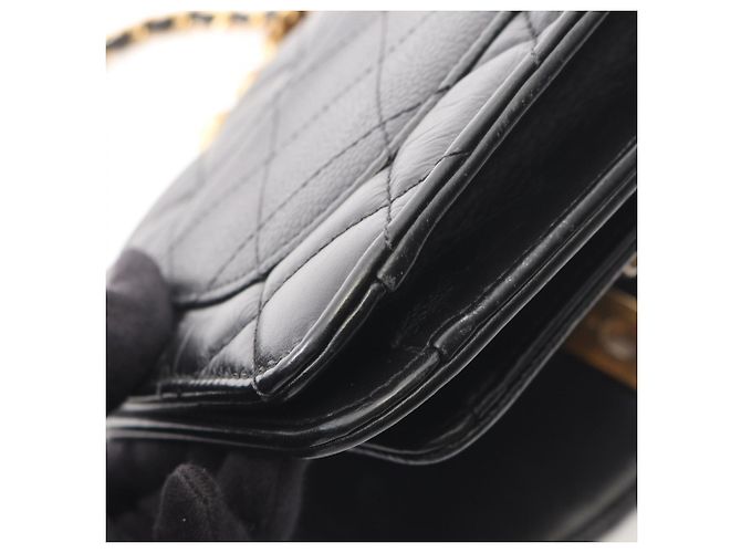 Borsa a tracolla 2-Way Matelassé Chanel Nero - vista 9