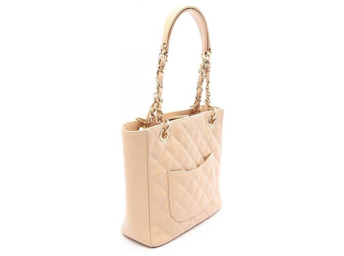 Borsa Tote Chanel Matelassé PST Beige - vista 2