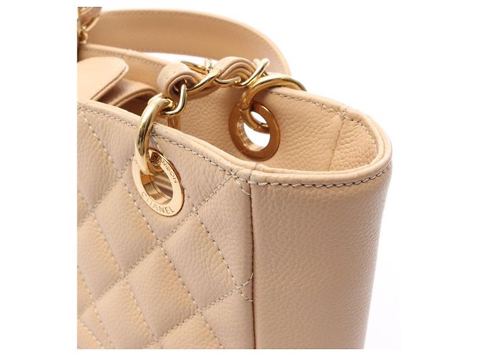 Borsa Tote Chanel Matelassé PST Beige - vista 7