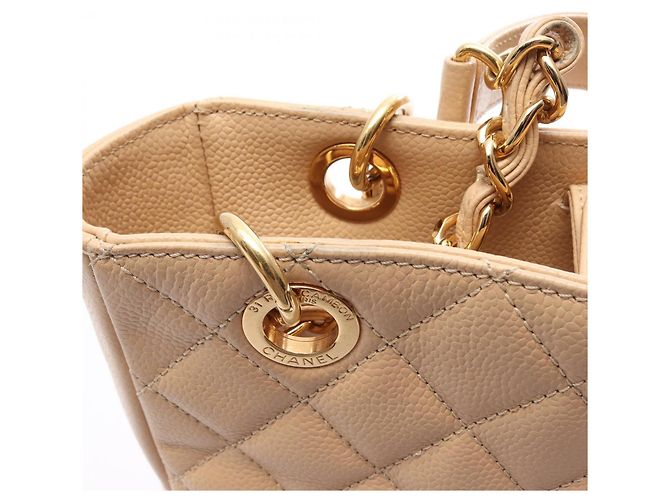 Borsa Tote Chanel Matelassé PST Beige - vista 8