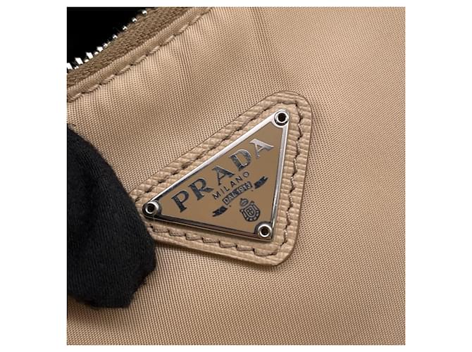 Borsa a Spalla Prada Re-Edition 2005 Beige - vista 15