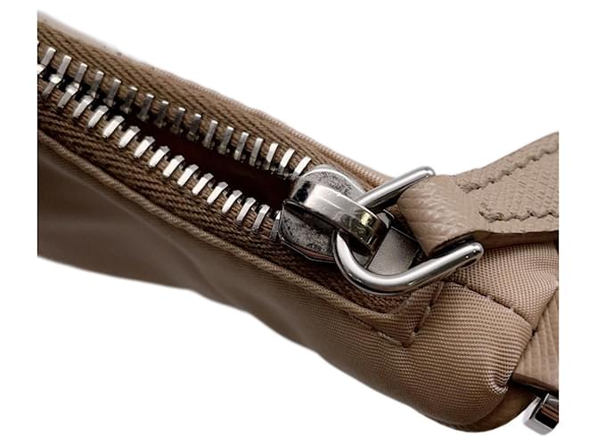 Borsa a Spalla Prada Re-Edition 2005 Beige - vista 16
