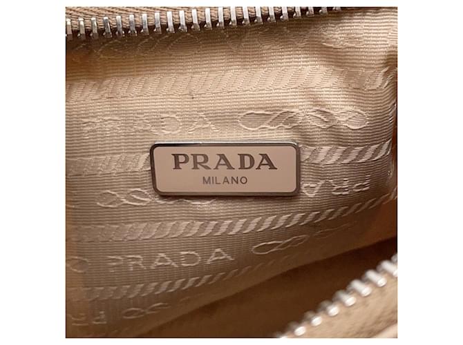Borsa a Spalla Prada Re-Edition 2005 Beige - vista 17