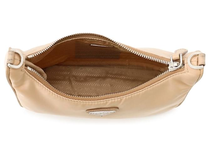 Borsa a Spalla Prada Re-Edition 2005 Beige - vista 6