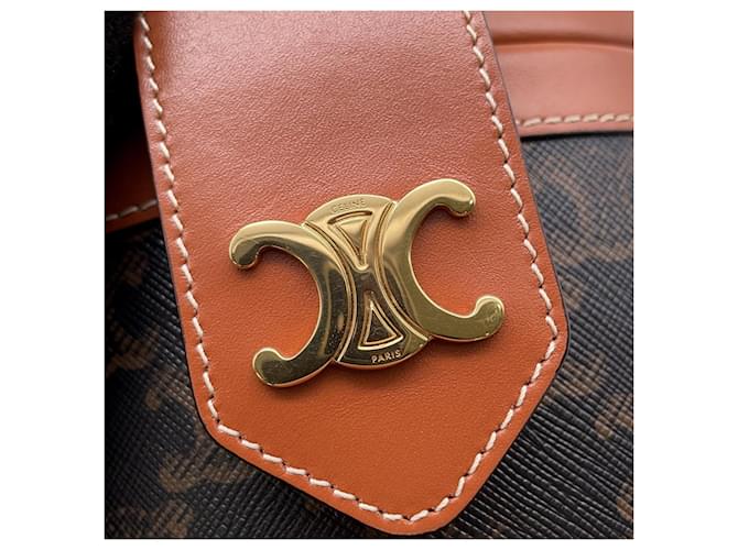 Céline Borsa a tracolla Celine Triomphe Tambour Medium - vista 11