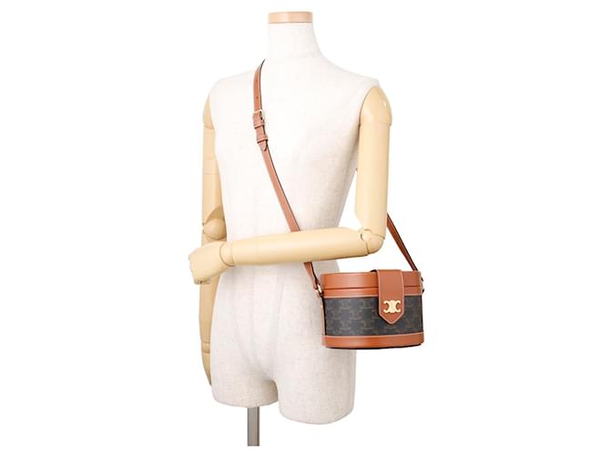 Céline Borsa a tracolla Celine Triomphe Tambour Medium - vista 4