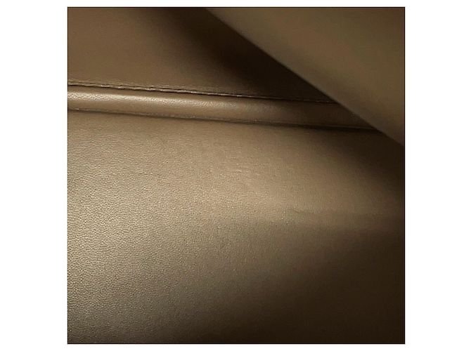 Hermès Borsa Hermes Bolide 31 in Etoupe Gray e Rose Purple Porpora Taupe - vista 12